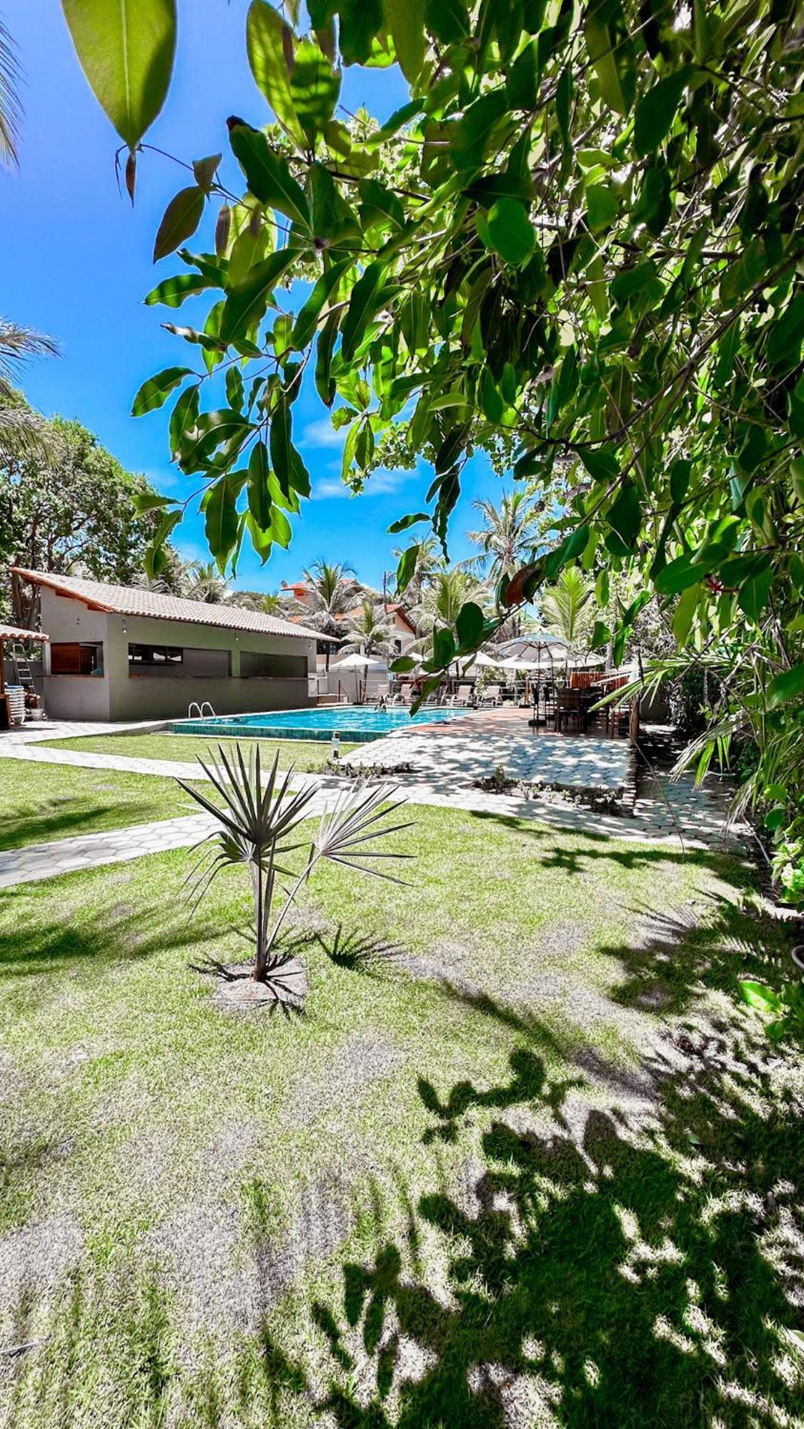 Pousada Villa Zena - Frente Ao Mar - Pe Na Areia Порту-Сегуру Экстерьер фото