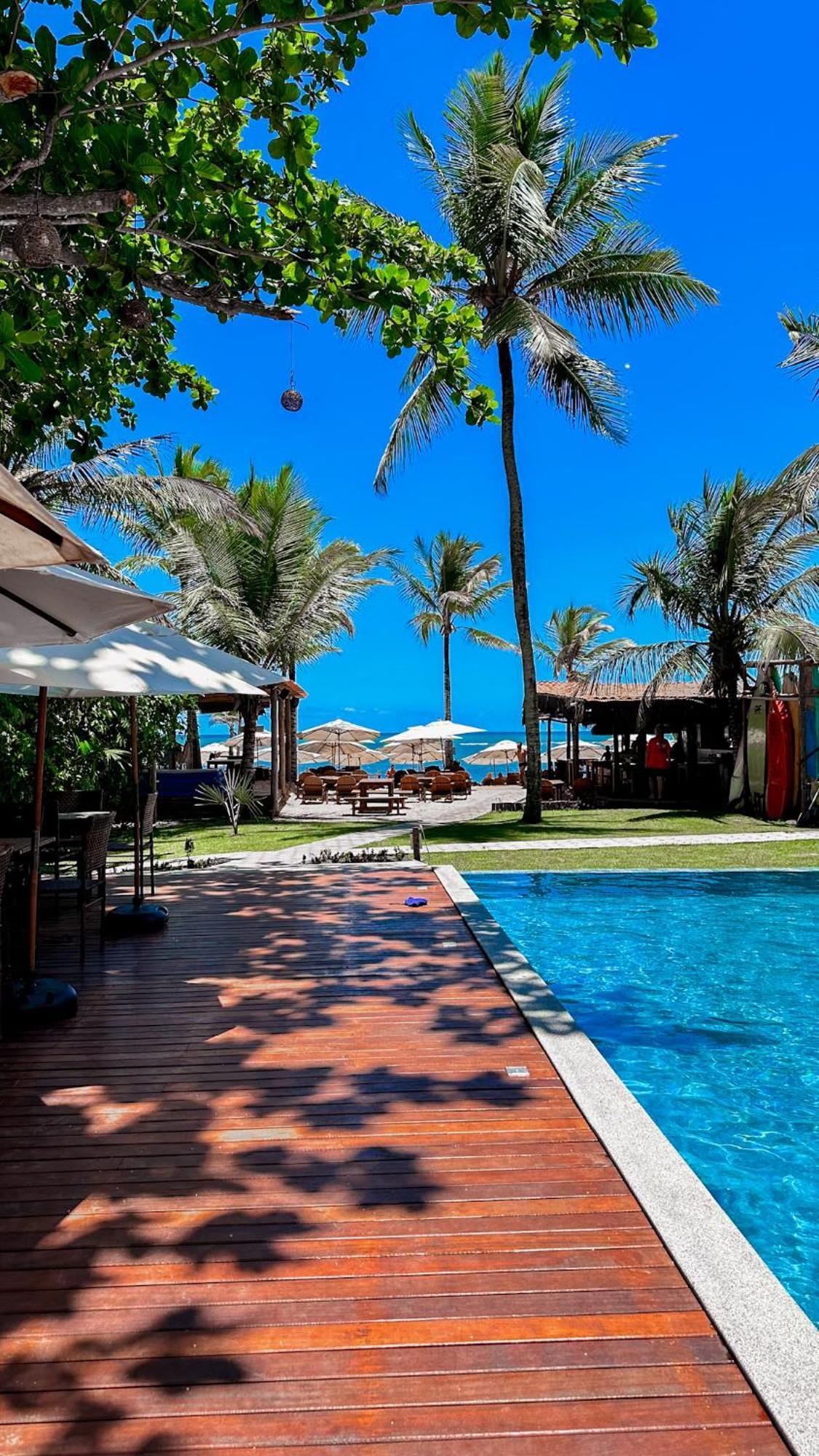 Pousada Villa Zena - Frente Ao Mar - Pe Na Areia Порту-Сегуру Экстерьер фото